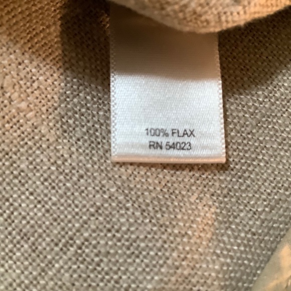 Banana Republic Heritage Tan Jacket 100% Flax Size 4 - Picture 4 of 7